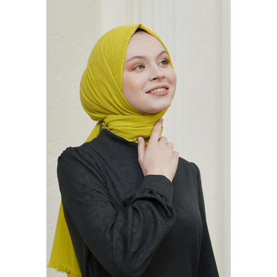 VİVA CRUSH BAMBOO LYCRA ŞAL LİMON KÜFÜ