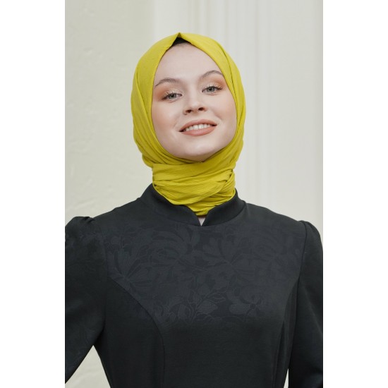 VİVA CRUSH BAMBOO LYCRA ŞAL LİMON KÜFÜ