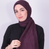 VİVA CRUSH BAMBOO LYCRA ŞAL MÜRDÜM