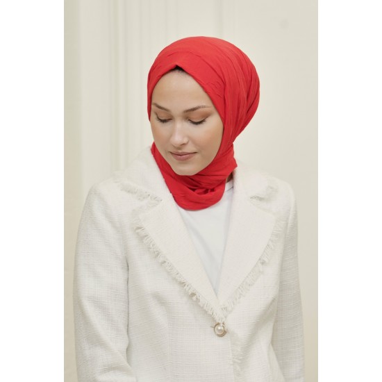 VİVA CRUSH BAMBOO LYCRA ŞAL NAR ÇİÇEĞİ