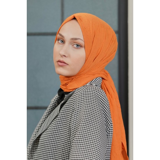 VİVA CRUSH BAMBOO LYCRA ŞAL SAFRAN