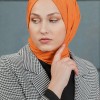 VİVA CRUSH BAMBOO LYCRA ŞAL SAFRAN