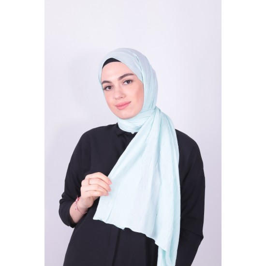VİVA CRUSH BAMBOO LYCRA ŞAL SU YEŞİLİ