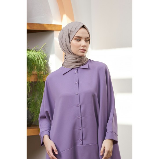 VİVA CRUSH BAMBOO LYCRA ŞAL VİZON