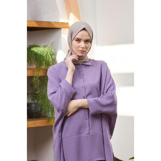 VİVA CRUSH BAMBOO LYCRA ŞAL VİZON